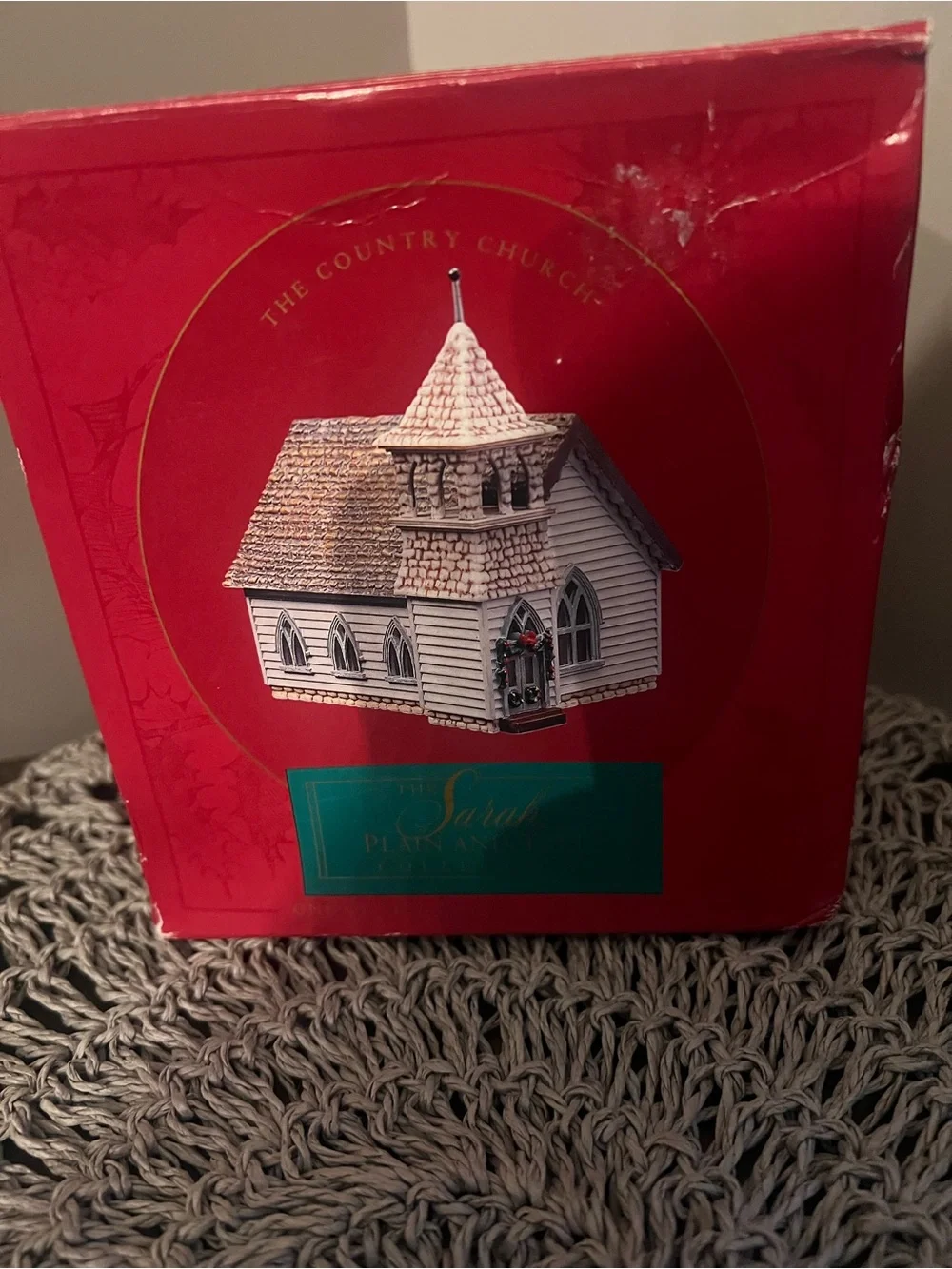 Hallmark Sarah Plain and Tall Country Holiday Church Figurine - movie Wheaton
